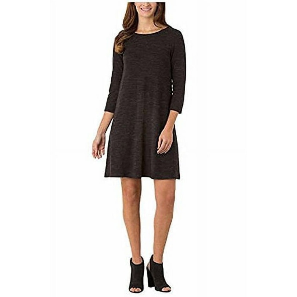Hilary Radley Ladies' Pullover Dress Black Space Dye